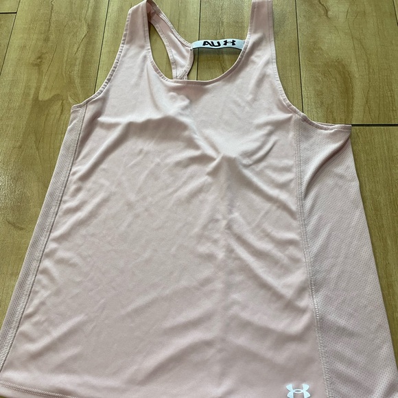 Under Armour Tops - Under Armour Heat Gear Women’s Small Pink Running Tank Top